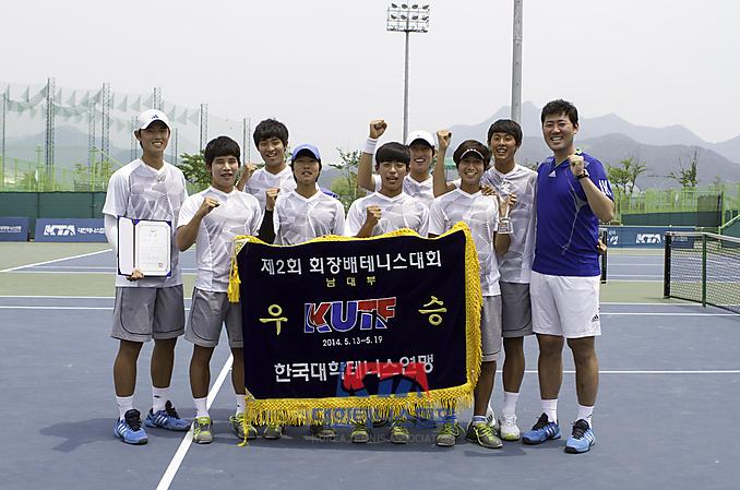 한국교통대학교 테니스부 전국 우승