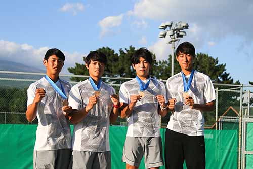 국립 한국교통대학교 테니스부 3년 연속 전국체육대회 메달 획득