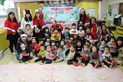 음성군어린기급식관리지원센터, ‘크리스마스에 찾아온 영양.위생 산타’ 인형극 개최