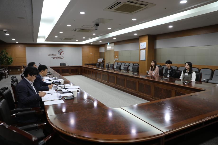 한국교통대학교, 2기 학생홍보대사 선발 면접 진행