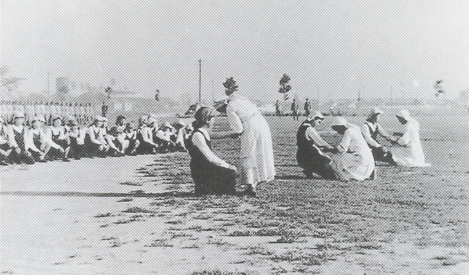 1910년대 구급훈련
