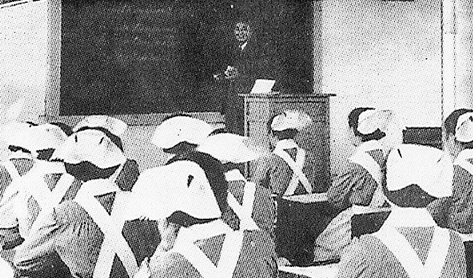 1953년 청주간호고등기술학교 수업장면
